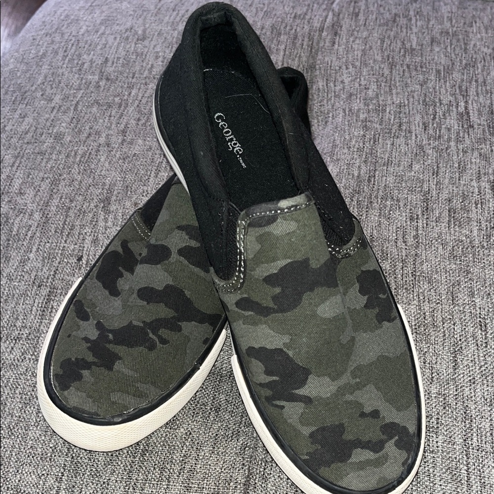 George Camouflage Slip-On Shoes